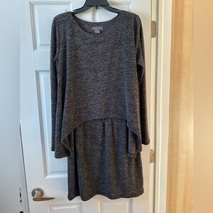 Gracia Gray Long Sleeve Dress